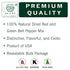 16 Oz (1 lb), SPICES VILLAGE Dehydrated Bell Peppers Mix, Dried Bell Pepper Flakes, Dried Ramen Toppings, Bulk Dried