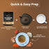 YEGE 6 Immunity30 Mushroom Coffee Organic, Mushroom Blend Cordyceps, Reish, King Trumpet, Shitake, Turkey Tail, Lions