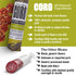 5oz Coro Uncured Finocchiona Artisan Salami Stick | Fennel, Black Pepper & Curry | Perfect for Charcuterie Boards