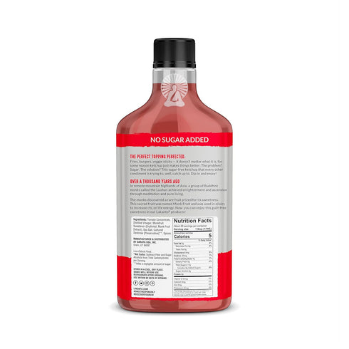 (13 Oz) Lakanto Sugar Free Ketchup - Sweetened With Monk Fruit Sweetener, Perfect For Burgers, French Fries, Keto