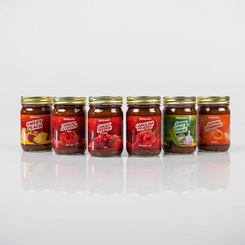 12 Pepper Joes Carolina Reaper Salsa Dangerously Delicious Superhot Salsa with Worlds Hottest Pepper Ounce Jar of Spicy