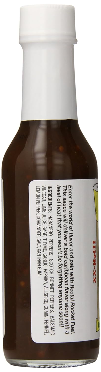 Rectal Rocket Fuel Island Jerk Hot Sauce, 5 Ounce