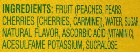 8.25 (Pack 12) Del Monte Canned Cherry Chunky Fruit Cocktail in Light Syrup, Ounce