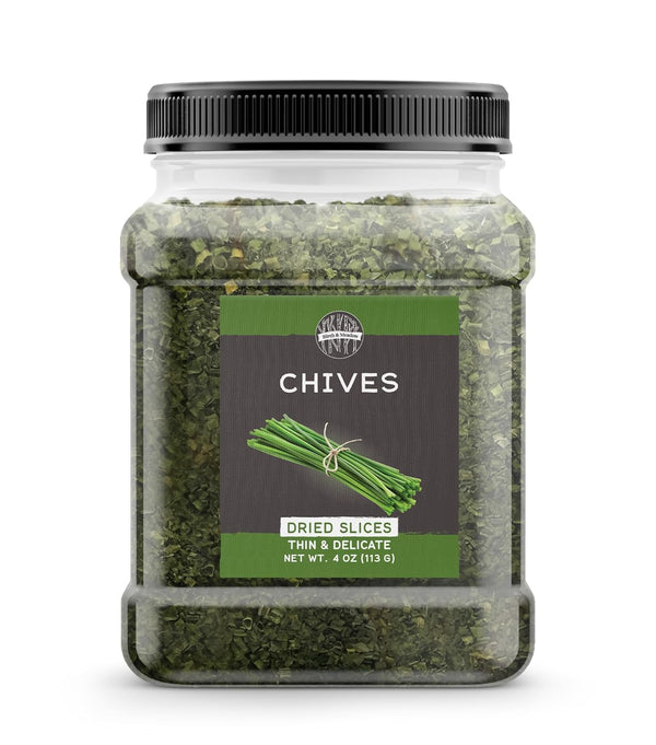 Birch & Meadow 4 oz of Dried Chives, Thin & Delicate, Sauces