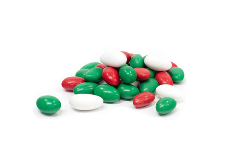 (24 oz) Holiday Mix Jordan Almonds - Premium Christmas Party Candy