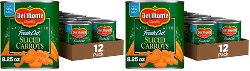 Del Monte Sliced Carrots, 8.25 Ounce (Pack of 24)
