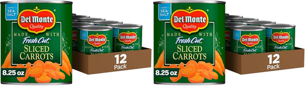 Del Monte Sliced Carrots, 8.25 Ounce (Pack of 24)
