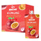 KONJOY Konjac Jelly Passion Fruit Flavor, 12 Squeeze Pouches Drinkable Jelly Snack