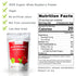 100% (5 oz) powbab Raspberry Powder from USA Grown Organic Raspberries. No Added Sugar, Not Freeze Dried, No Juice