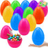 ZMCINER 12 PCS 6 Inch Jumbo Easter Eggs, Large Plastic Easter Eggs for