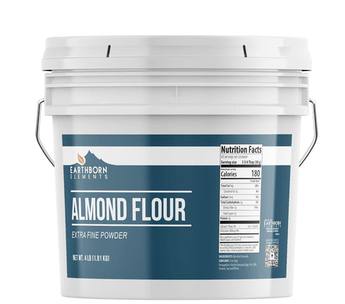 Earthborn Elements Almond Flour 1 Gallon Bucket, Extra Fine Powder, Grown in