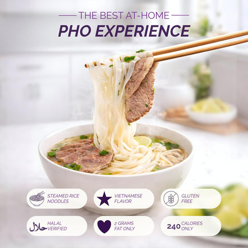 VIFON 2.11 oz (Pack 24) 3 Ph B Vietnamese Style Instant Rice Noodles, of | Halal Certified | Authentic Vietnamese Ph |