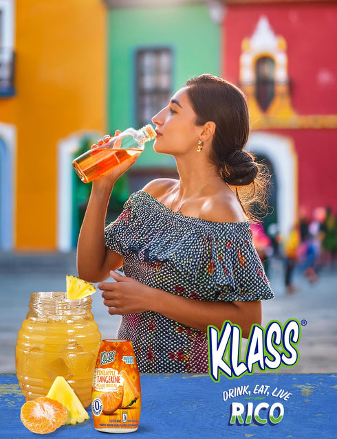Pack 4 96 Klass Aguas Frescas | Liquid Water Enhancer | Classic Variety | Flavors: Cucumber Limeade Strawberry