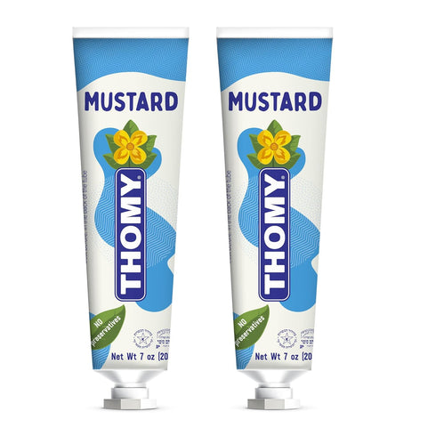 Thomy Mustard - German Mustard in 7oz Squeeze Tubes, Creamy Condiment for