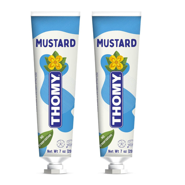 Thomy Mustard - German Mustard in 7oz Squeeze Tubes, Creamy Condiment for