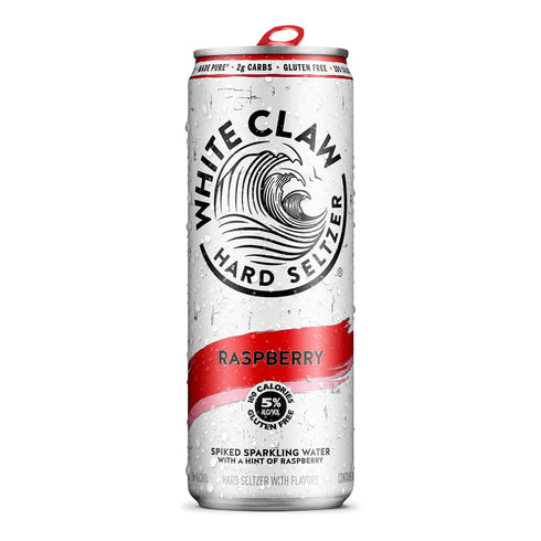 White Claw Seltzer Works 6 12 oz 5% White Claw Hard Seltzer Raspberry, pk, cans, ABV