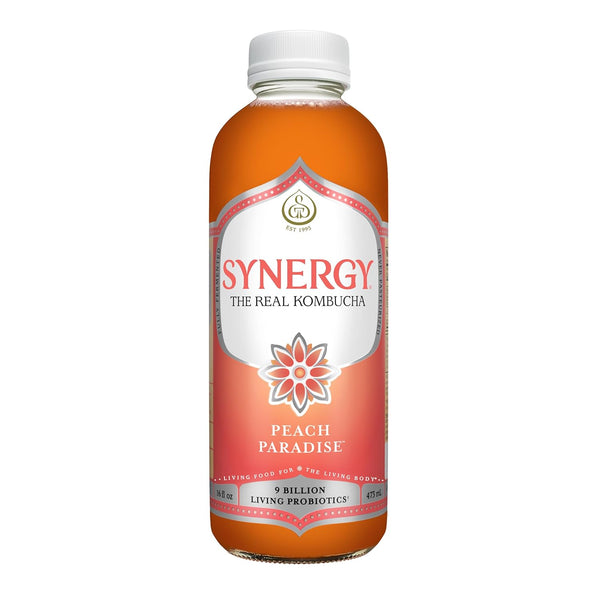 SYNERGY The Real Kombucha - Peach Paradise - 16 fl oz Bottle
