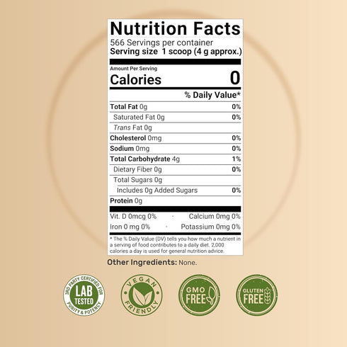 5 Lbs 0 0 0 NatureBell Allulose Sweetener, | Keto & Vegan-Friendly, White Sugar Substitute | Calorie, Sugar, Net Carb