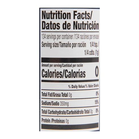 4.75 oz (Pack 12) Spice Classics Seasoned Salt