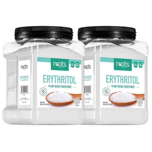 Roots Circle Premium Erythritol Sweetener - Zero Calorie Plant-Based Sugar Alternative for