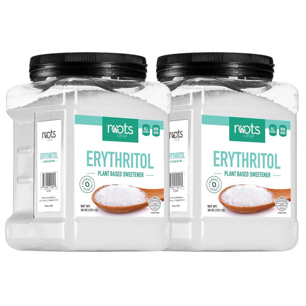 Roots Circle Premium Erythritol Sweetener - Zero Calorie Plant-Based Sugar Alternative for