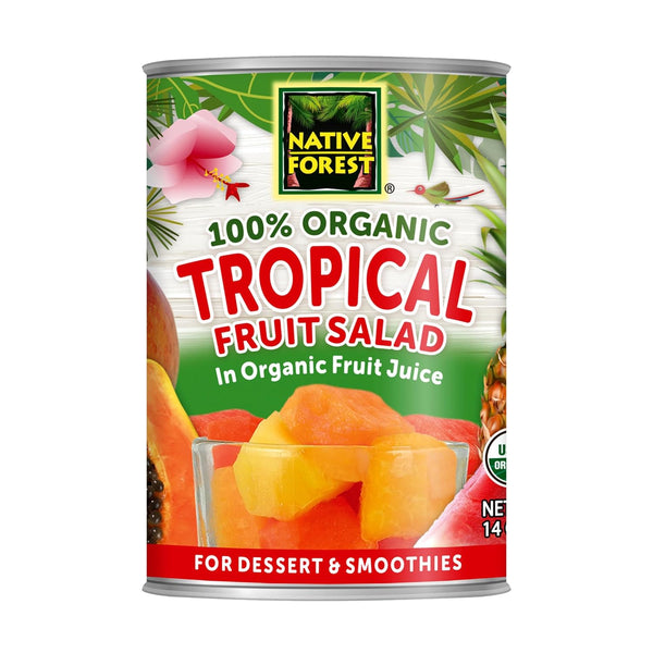 Native Forest Organic Tropical Fruit Salad - Canned Fruit in Natural Juice,