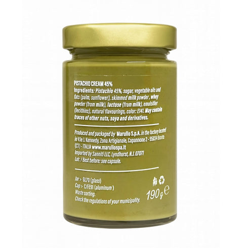 6.7 oz Sanniti Marullo Sicilian Pistachio Cream Spread
