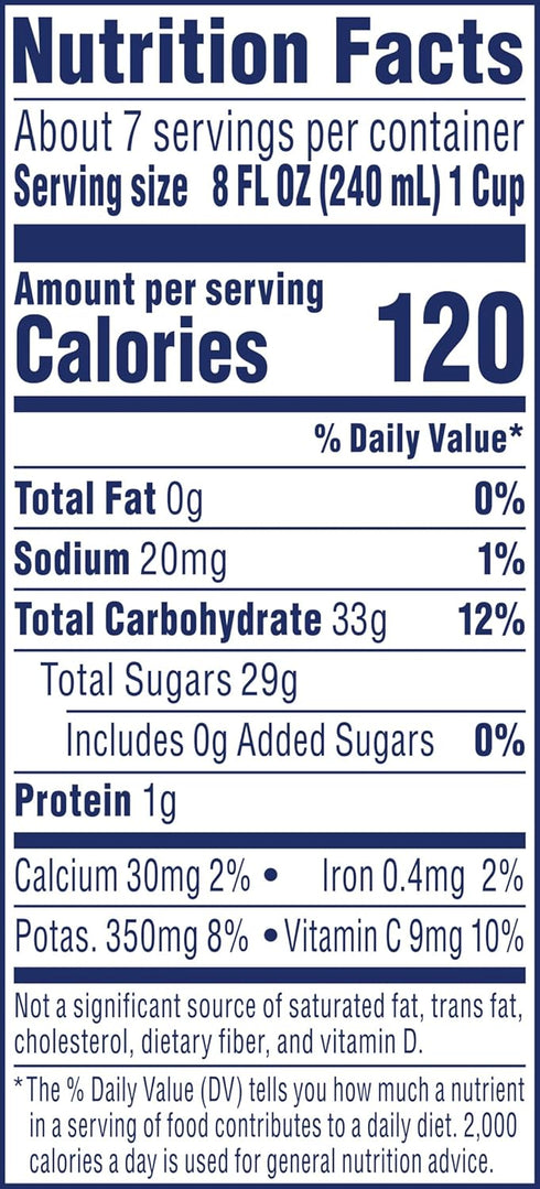100% 60 Oz (Pack 2) Ocean Spray Orange Juice Blend Mixer Bottle, Fl