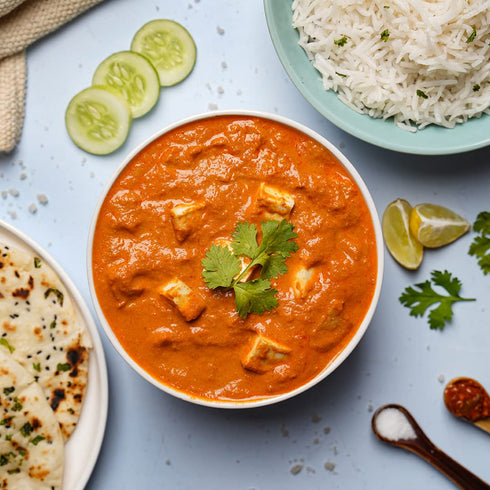 1932, Pack 5 Ashoka Meals Tofu Curry, Plant-Based Gluten Free Meals, All-Natural, Ready to Heat Paneer Makhani, Kosher
