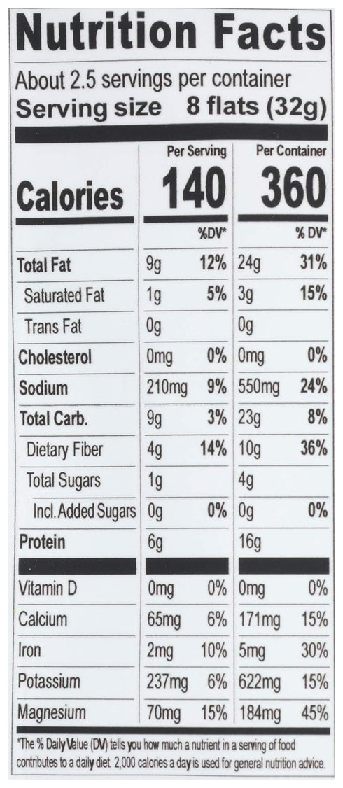 Brad's Raw Organic Everything Zucchini Veggie Flats, 3 OZ