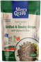 Mega Qrave Plant-Based Grilled & Smoky Strips with Quinoa & Rice, 10 oz Ready-to-Eat