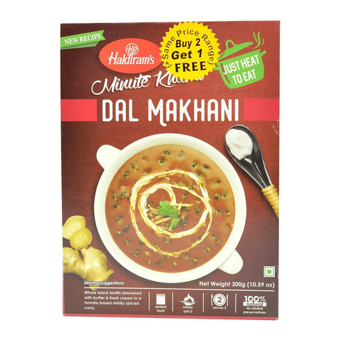 Haldiram's Haldirams, Minute Khana Dal Makhani, 300 Grams(gm)