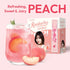 30 5.29oz TEAZEN Peach Kombucha Tea, Hydration Drink Mix, Sugar Free, Live Probiotics & Prebiotics, Sticks
