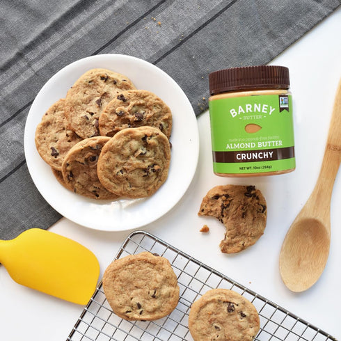 10 Barney Butter Almond Butter, Crunchy, Ounce Jar, Skin-Free Almonds, No Stir, Non-GMO, Gluten Free, Keto, Paleo