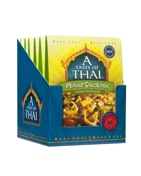 A Taste of Thai Peanut Sauce Mix, 3.5 oz Box, 6 Piece