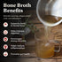 Slow-Simmered 14 oz (4-Pack) FOND Regenerative Grass Fed Beef Bone Broth Infused with Organic Tomato & Thyme Beef Broth