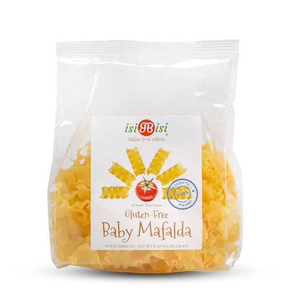 isiBisi Gluten-Free Baby Mafalda Pasta - Mini Lasagna Noodles Made With Corn