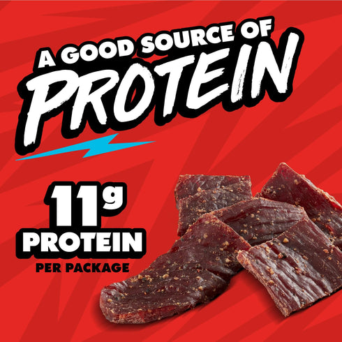 11g 100% 10 Count Jack Links x MrBeast Beef Jerky, Peppered Beef Jerky, As Seen on Beast Games, Protein, Made with Real