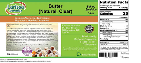 Larissa Veronica (16 oz, 528043) 2 Pack Butter Bakery Emulsion (Natural, Clear) ZIN: