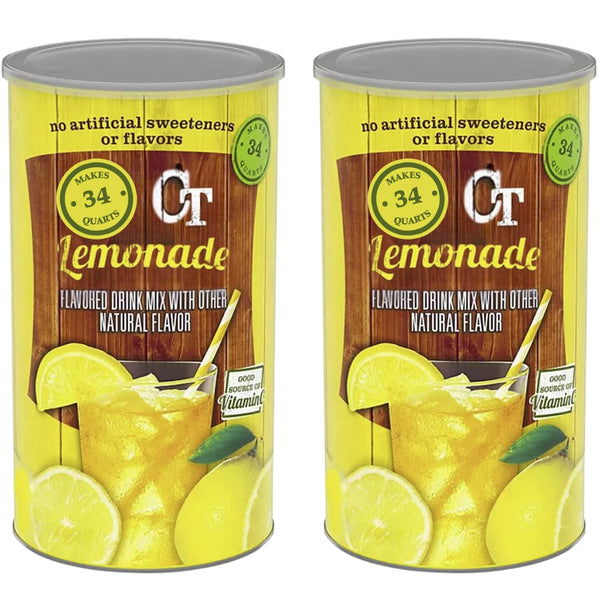 Generic Powdered Lemonade Drink Mix (82 oz.) made with real sugar, no artificial