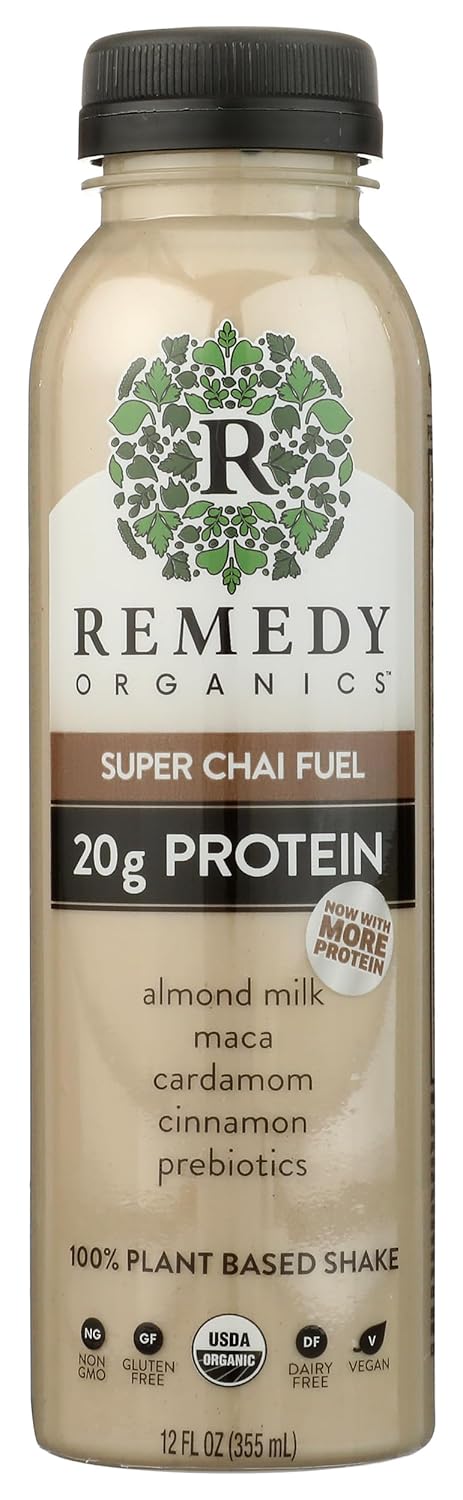 Remedy Organics Protein | Super Chai Fuel | Plant Based Protein Shakes,