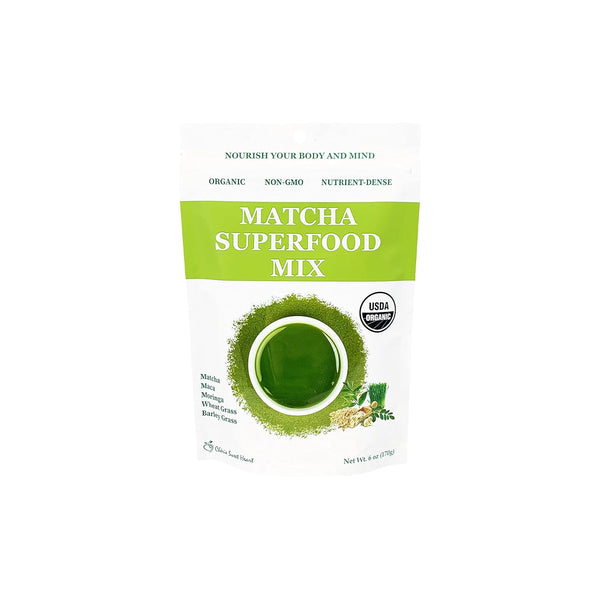 Cherie Sweet Heart Matcha Powder Green Superfood Mix, Non-GMO Mixed Greens, Plant