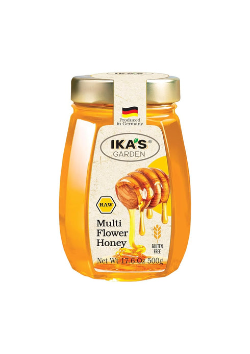 Ika's Garden Raw Multi Flower Honey - 100% Pure, Unfiltered, Gluten-Free Product of Germany,