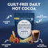 20 Veltracha Magnesium Hot Cocoa, Mushroom Hot Chocolate Powder with Reishi, GABA & L-Theanine, Natural Sleep Aid Drink