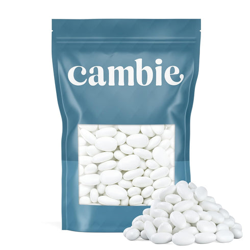 Cambie Jordan Almonds | Bright White Candy Almond | Premium Roasted Almonds