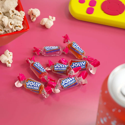 11.2 oz Jolly Rancher Awesome Reds Hard Candy Variety, Resealable Bag - Cherry, Strawberry, Watermelon, Fruit Punch