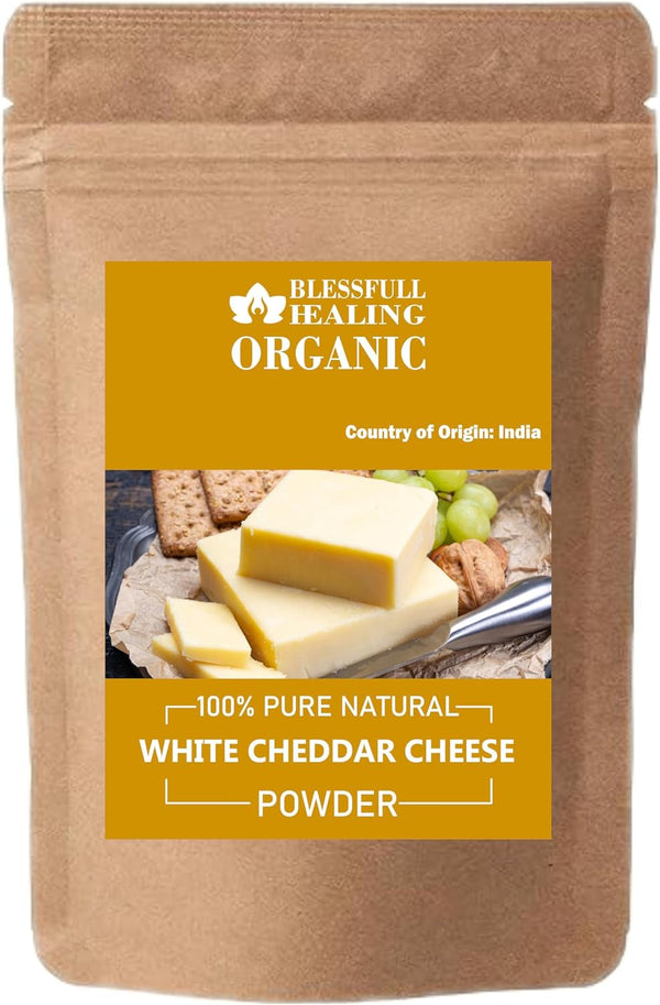 Blessfull Healing Organic White Cheddar Cheese Powder 100% Pure Natural 100 Gram / 3.52