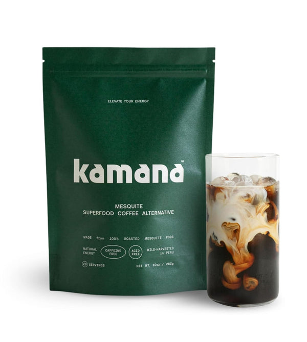 Kamana Caffeine Free Coffee Alternative - 100% Mesquite, Medium Roast Coffee Substitute