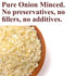 The Spice Way Minced Onion - 8 oz - bulk dehydrated onions flakes more coarse than powder or granules