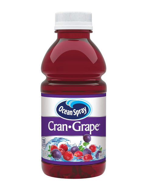 10 Oz 6 Count Ocean Spray Cran-Grape Cranberry Grape Juice Drinks, Fl Bottles